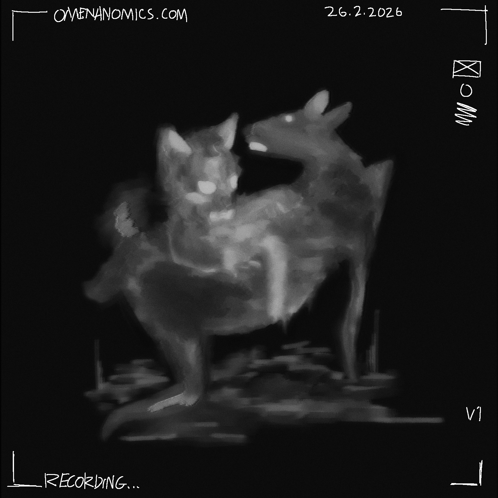 Monochrome of the above image